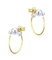 Beautiful Pearl Silver Stud Earring STS-6091